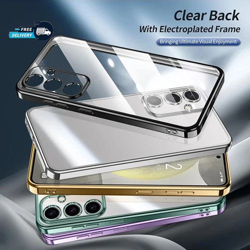 Plating silicone clear case - silicone,